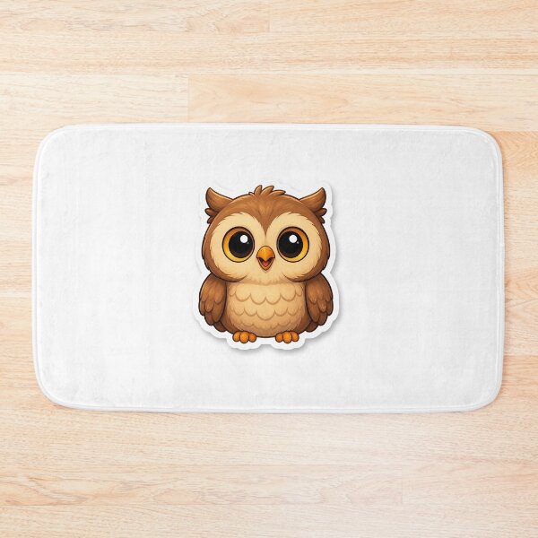 Item preview, Cute Kawaii Owl | Woodland Autumn Forest Character designed and sold by LearnFunStore.