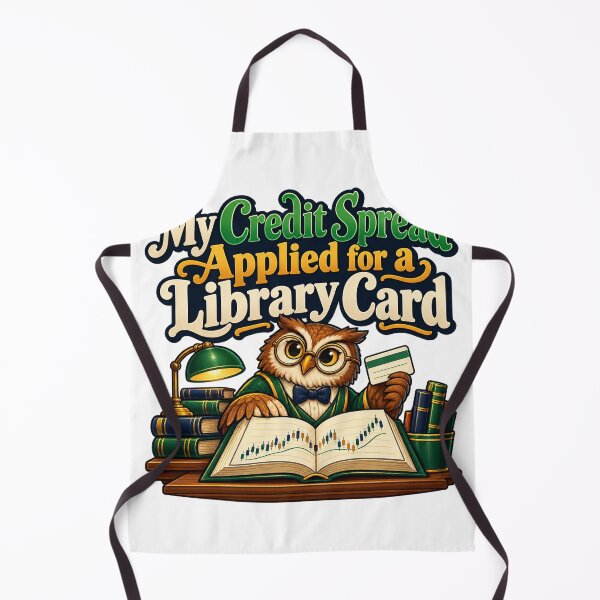Item preview, Credit Spread Library Card Funny Trading Owl designed and sold by Bikivuno.
