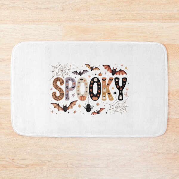 Item preview, Spooky Halloween Lettering Bats Spider Ghosts Pumpkins Leopard Print Cute Fall designed and sold by Zizo-DR44.
