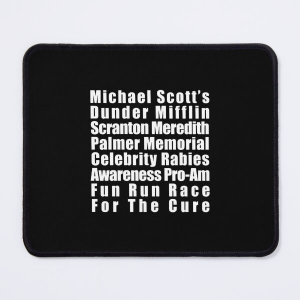 Item preview, Michael Scott's Rabies Fun Run designed and sold by veademetria.
