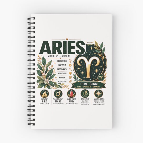 Artikelvorschau, Widder, Astrologie entworfen und verkauft von PamLeeDesign.