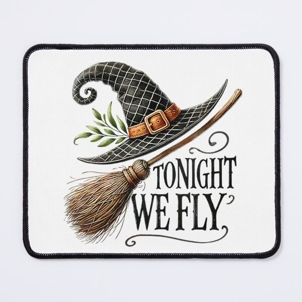 Item preview, Womens Tonight We Fly - Witchy Halloween Themed V-Neck T-Shirt designed and sold by gidget-gadget.