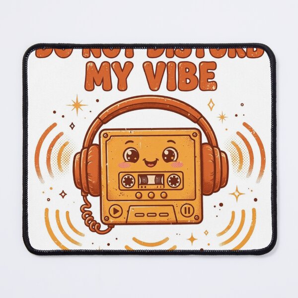 Item preview, Do Not Disturb My Vibe Retro Cassette designed and sold by zwnexura.
