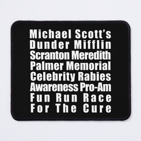 Item preview, Michael Scott's Rabies Fun Run designed and sold by tonyamansfield.