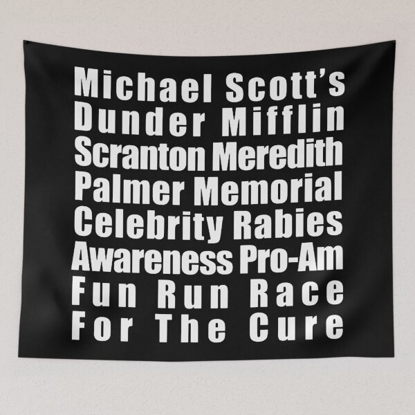 Item preview, Michael Scott's Rabies Fun Run designed and sold by tonyamansfield.