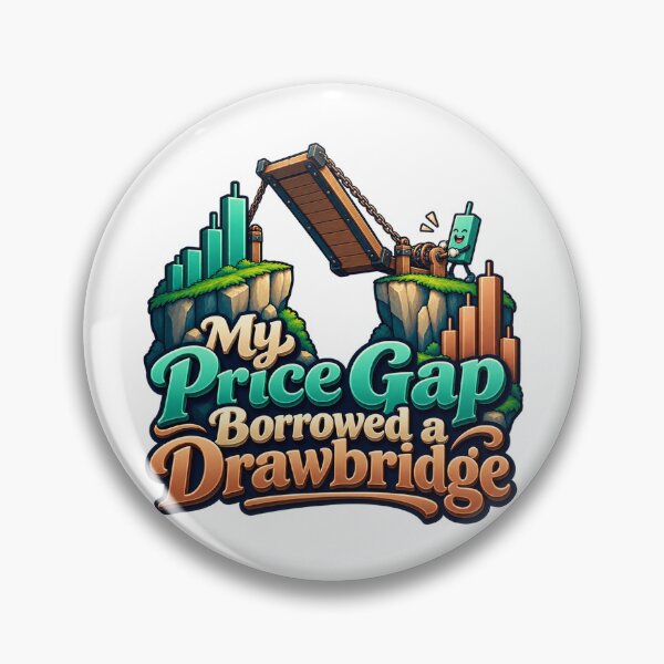 Item preview, Price Gap Borrowed a Drawbridge Market Cartoon designed and sold by Bikivuno.