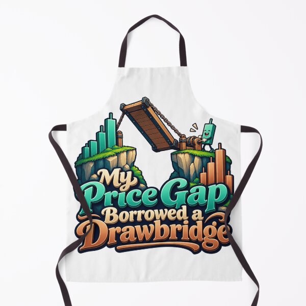 Item preview, Price Gap Borrowed a Drawbridge Market Cartoon designed and sold by Bikivuno.