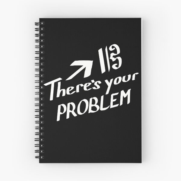 Item preview, There's Your Problem, Alto Clef, Tenor Clef, White Text designed and sold by TuulaniMakes.