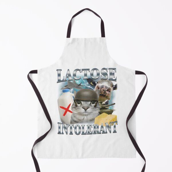 Item preview, Lactose Intolerant Funny Cat Meme designed and sold by Elakhongthe.