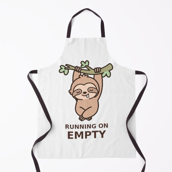 Item preview, Running on Empty - Kawaii Sloth designed and sold by Visual Dept..