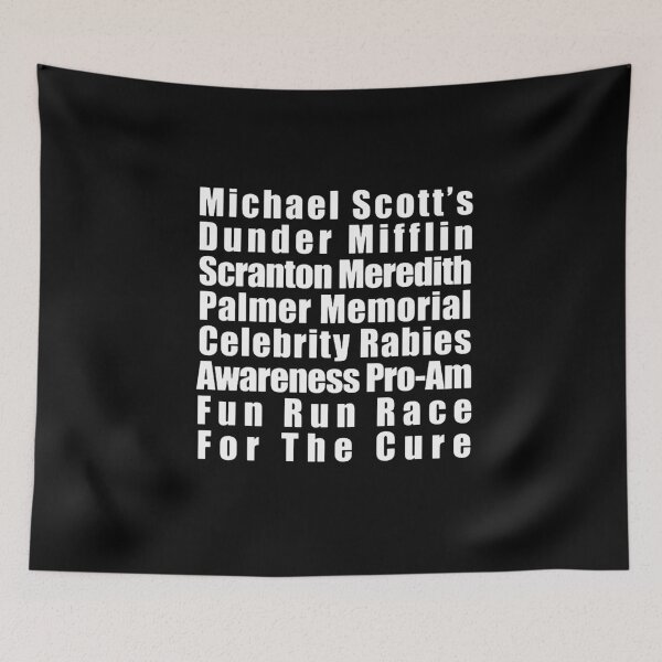 Item preview, Michael Scott's Rabies Fun Run designed and sold by lopezthelma.