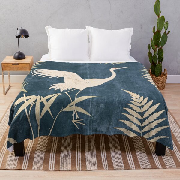 Item preview, Fern Crane Botanical Wetland designed and sold by scicilysimonee.