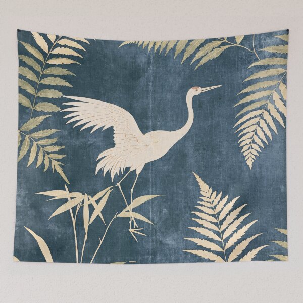 Item preview, Fern Crane Botanical Wetland designed and sold by scicilysimonee.