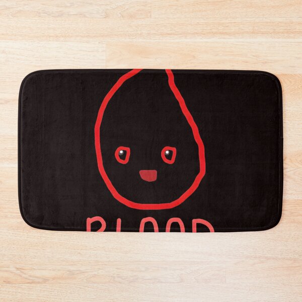 Item preview, Cute Blood Drop Character With 'BLOOD'  designed and sold by theleftyworks.