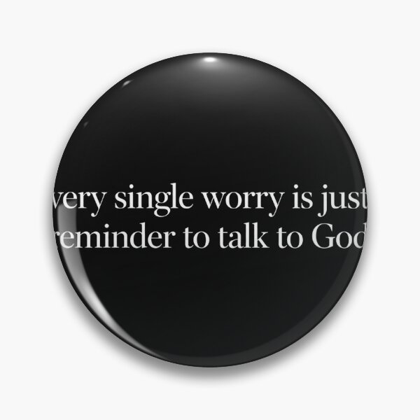 Item preview, Talk To God Christian T-Shirt — Every Worry Is A Reminder Faith Quote Shirt designed and sold by ListenUpChat.