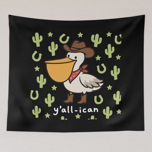 Item preview, Pelican x cowgirl designed and sold by The  Knick Knack Nook.