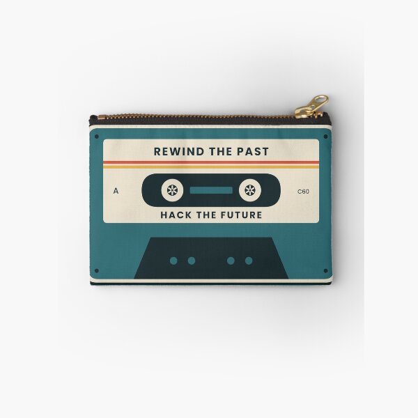 Item preview, Rewind the Past Hack the Future Cassette Tape designed and sold by UnofficiallyDropped.