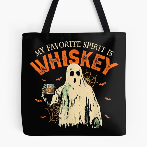 Item preview, My Favorite Spirit Is Whiskey Funny Ghost Halloween Costume  designed and sold by Taniyah Gomes.
