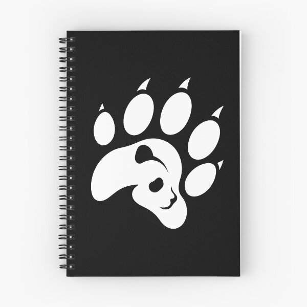 Item preview, Panda Paw Imprint - Minimalist Negative Space Optical Illusion designed and sold by Eagle Vision Designs.