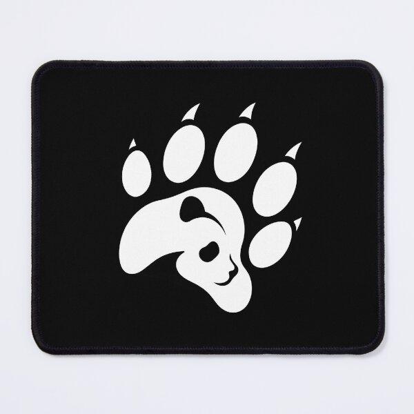 Item preview, Panda Paw Imprint - Minimalist Negative Space Optical Illusion designed and sold by Eagle Vision Designs.