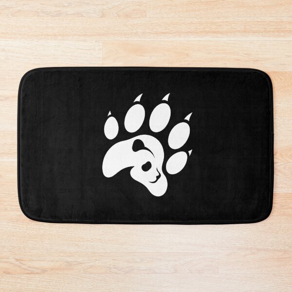 Item preview, Panda Paw Imprint - Minimalist Negative Space Optical Illusion designed and sold by Eagle Vision Designs.
