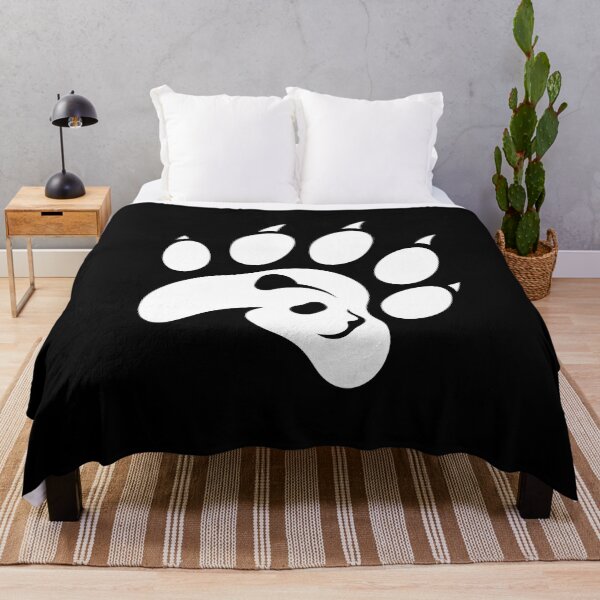 Item preview, Panda Paw Imprint - Minimalist Negative Space Optical Illusion designed and sold by Eagle Vision Designs.