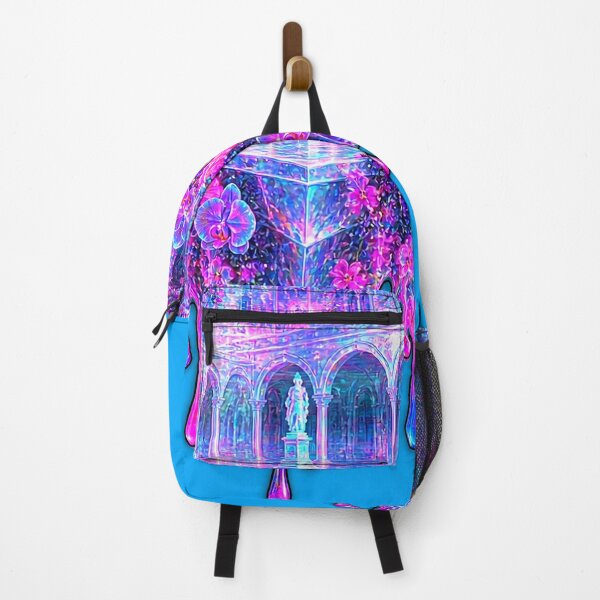 Item preview, Vaporwave Melting Venetian Piazza - Neon Antiquity Architecture designed and sold by A E S T H E T A T A G.