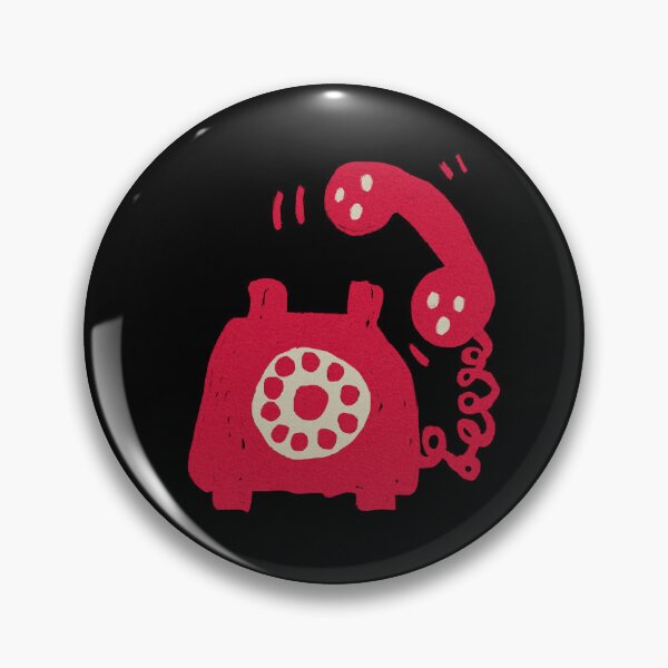 Item preview, Red Old Telephone  designed and sold by wildjellybeans.
