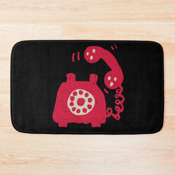 Item preview, Red Old Telephone  designed and sold by wildjellybeans.
