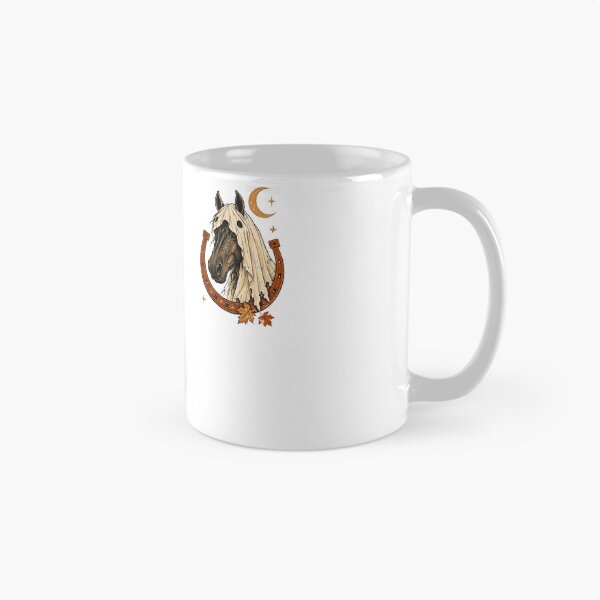 Item preview, Vintage Ghost Horse Halloween Horseshoe designed and sold by justinhmorton.