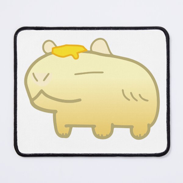 Item preview, Buttery Mashed Potato Butter Yellow Capybara designed and sold by MiscibilityArt.