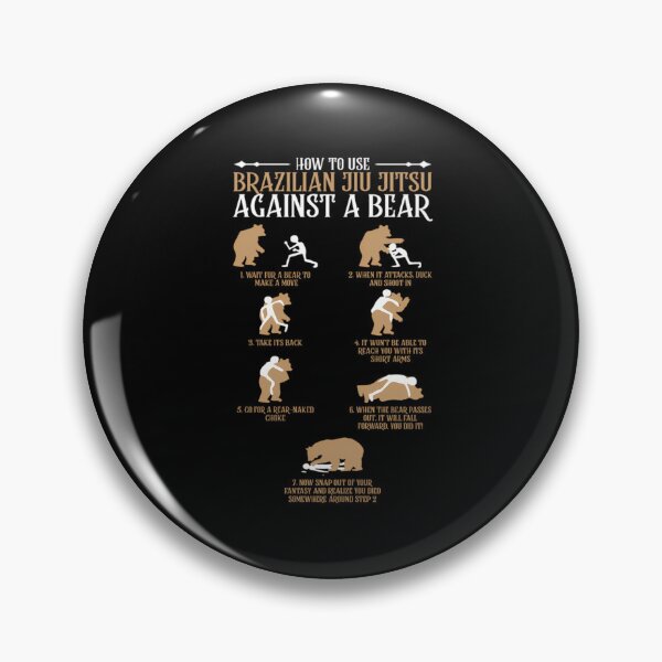 Item preview, Brazilian Jiujitsu Against A Bear Funny Mma designed and sold by ShatarraHat.