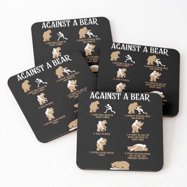 Item preview, Brazilian Jiujitsu Against A Bear Funny Mma designed and sold by ShatarraHat.