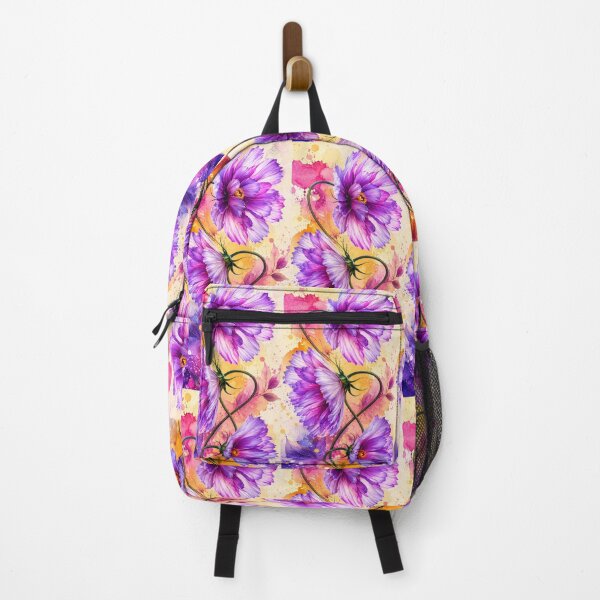 Item preview, Vibrant Purple Wildflower Botanical – Colorful Floral Watercolor Art designed and sold by vinothmech53.