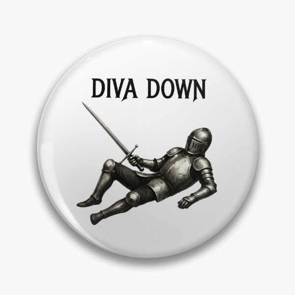 Item preview, Diva Down Knight - Funny Medieval Armor  designed and sold by Elakhongthe.