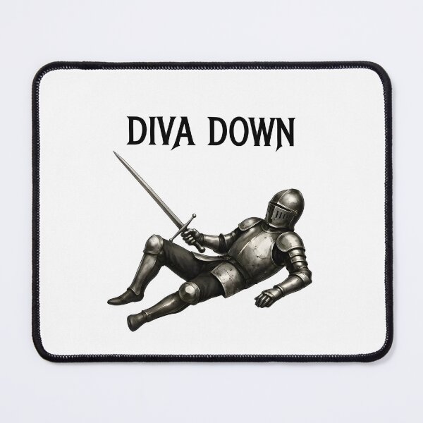 Item preview, Diva Down Knight - Funny Medieval Armor designed and sold by Elakhongthe.