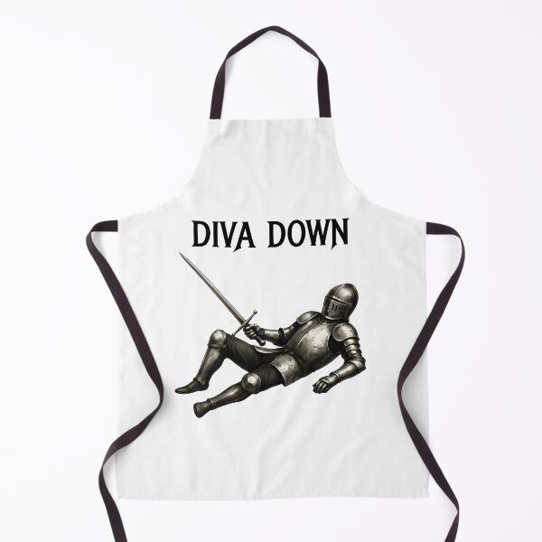 Item preview, Diva Down Knight - Funny Medieval Armor  designed and sold by Elakhongthe.