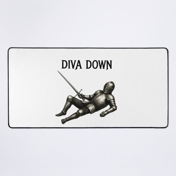 Item preview, Diva Down Knight - Funny Medieval Armor designed and sold by Elakhongthe.