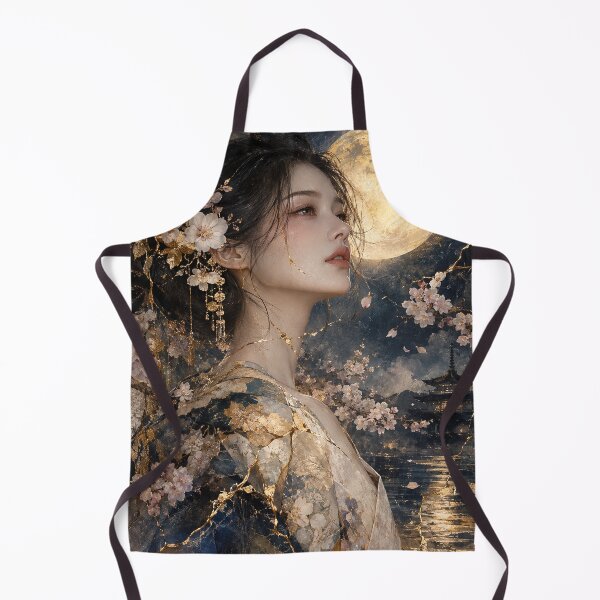 Item preview, Moon Shadow — Japanese Kintsugi Princess designed and sold by KINTSUGI-LUMI.
