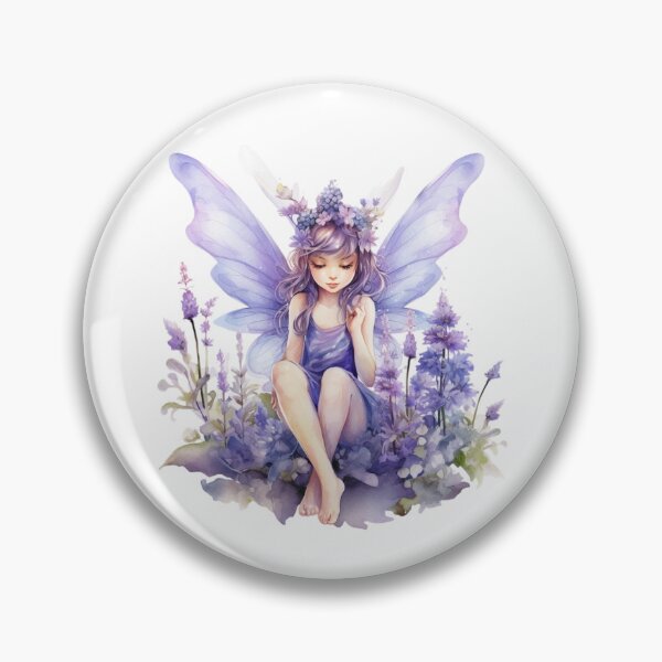 Item preview, Lupine Flower Fairy | Elegant Botanical Floral Art designed and sold by Mandayartstudio.