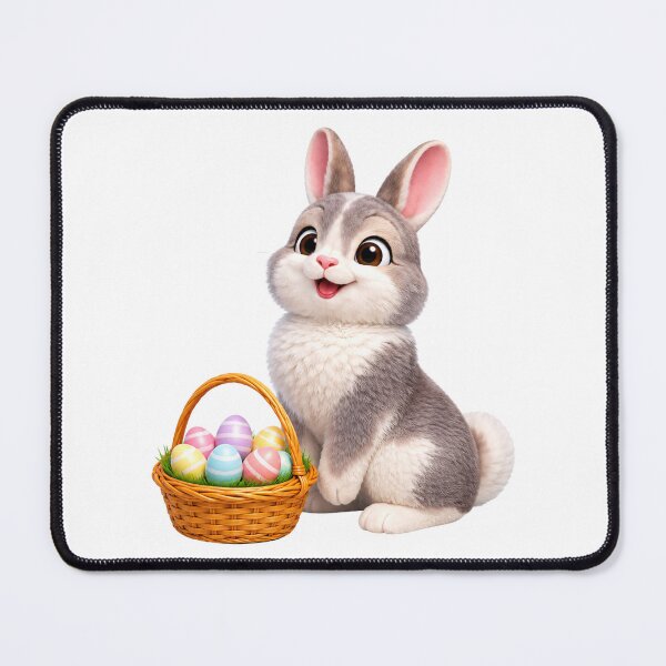 Item preview, Netherland Dwarf Rabbit Easter Basket designed and sold by Sillytoe.