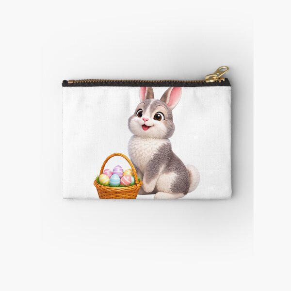Item preview, Netherland Dwarf Rabbit Easter Basket designed and sold by Sillytoe.