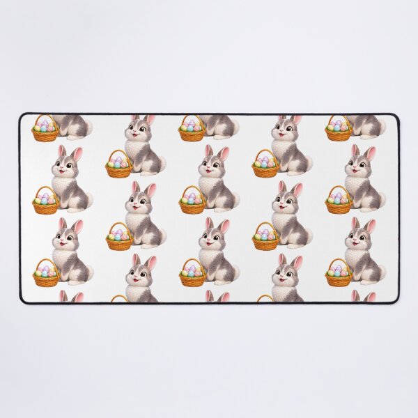 Item preview, Netherland Dwarf Rabbit Easter Basket designed and sold by Sillytoe.
