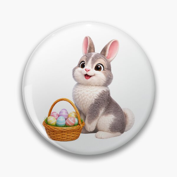 Item preview, Netherland Dwarf Rabbit Easter Basket designed and sold by Sillytoe.