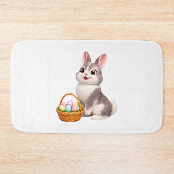Item preview, Netherland Dwarf Rabbit Easter Basket designed and sold by Sillytoe.