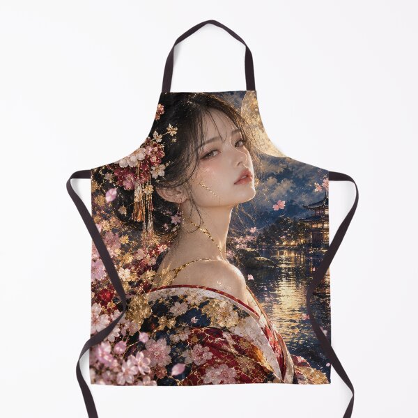 Item preview, Fantasy Moon — Japanese Kintsugi Floral Art designed and sold by KINTSUGI-LUMI.
