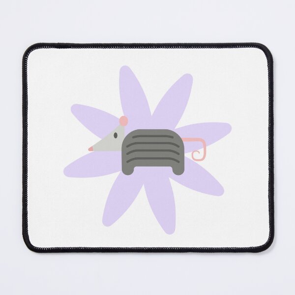 Item preview, Cute opossum (lilac flower) designed and sold by Angieozvel.