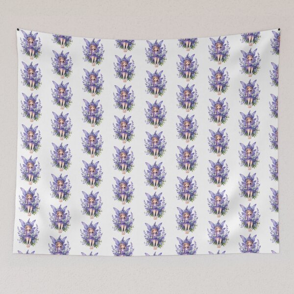 Item preview, Lupine Flower Fairy | Elegant Botanical Floral Art designed and sold by Mandayartstudio.