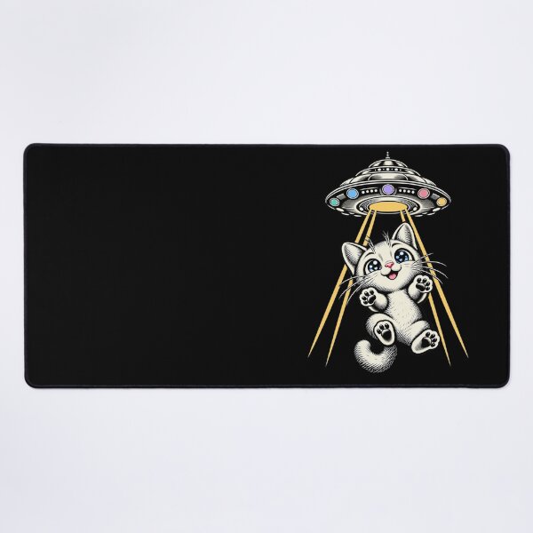 Item preview, Beam Me Up, Kitty! — Cute UFO Cat Abduction designed and sold by Sanctum Icons.