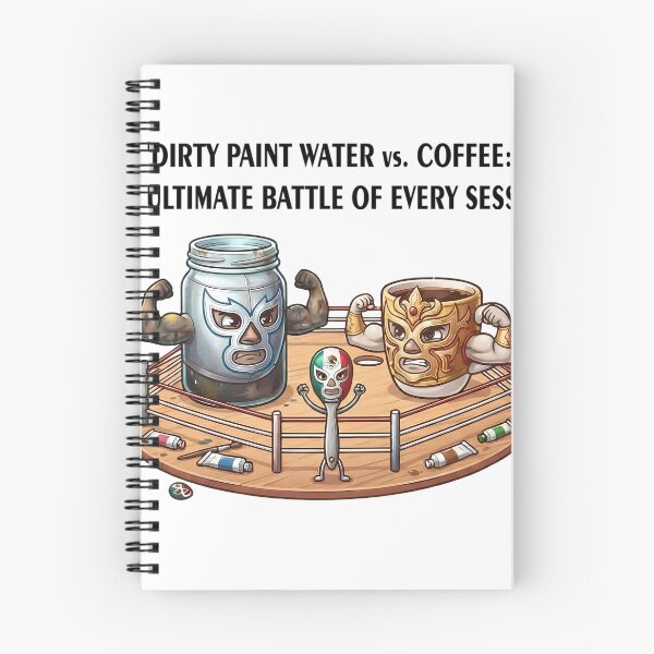 Item preview, Dirty Paint Water vs. Coffee: The Ultimate Studio Battle designed and sold by SedresArt.